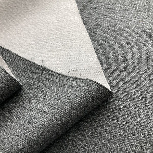 ABBEYSHEA Endurepel Stride 908 Charcoal Fabric By The Yard | Home Decor Fabric | 57.00" Wide