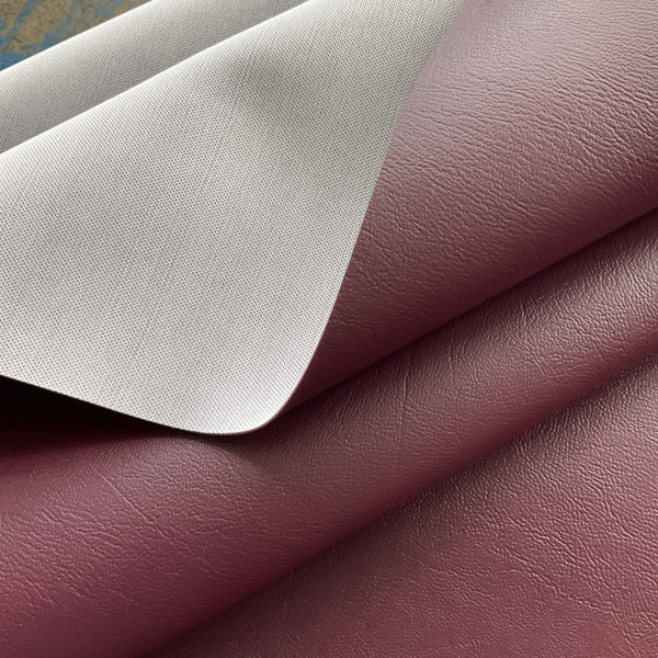 Vinyl Burgundy | Medium Weight Vinyl Fabric | Home Decor Fabric | 54" Wide