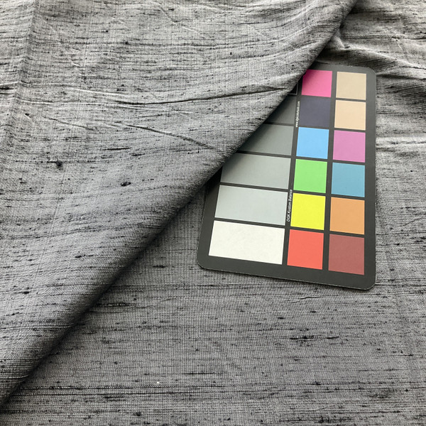 Dupioni Silk Fabric Iridescent Platinum | Lightweight Dupioni Upholstery | Home Decor Upholstery | 54" Wide