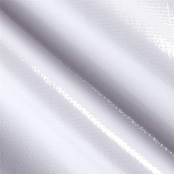 Oil Cloth Solid White | Heavyweight Oilcloth Fabric | Home Decor Fabric | 47" Wide