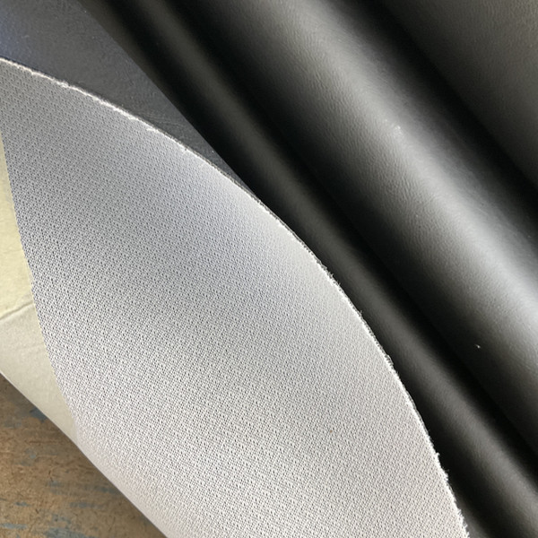 Marine Vinyl Black | Very Heavyweight Marine Vinyl, Vinyl Fabric | Home Decor Fabric | 54" Wide