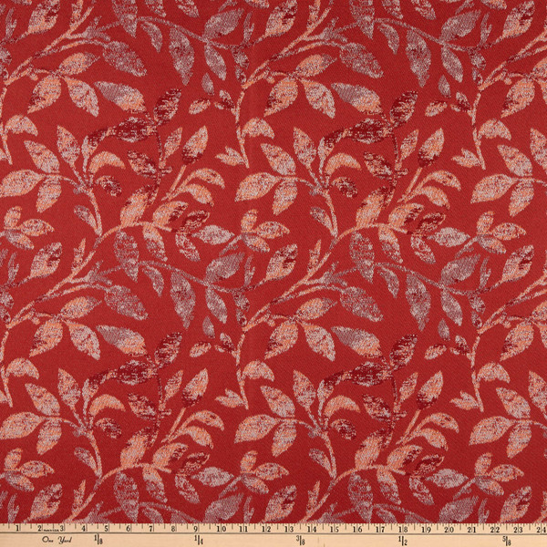 4 Yard Piece of Richloom Solarium Outdoor Jacquard Kyra Sunset | Heavyweight Outdoor, Jacquard Fabric | Home Decor Fabric | 54" Wide