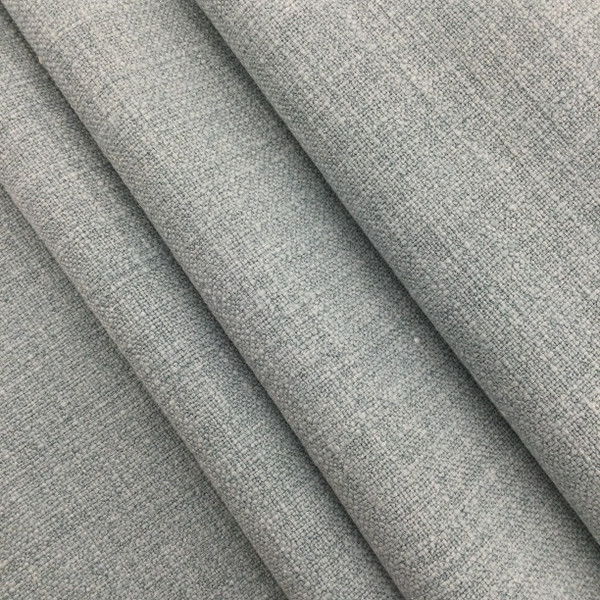 4.325 Yard Piece of Linen Fabric Slub Weave in Ocean Blue | Upholstery / Slipcovers / Curtains | Poly / Cotton / Linen Blend | 55" Wide | By the Yard | Leslie Jee Textiles "Affection" in Tranquility