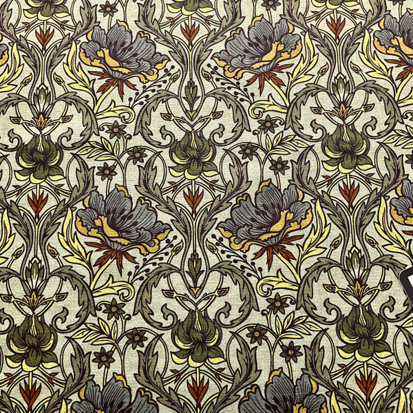 Comersan Fabrics Rubens Duck Green | Lightweight Duck Fabric | Home Decor Fabric | 55" Wide (2) 