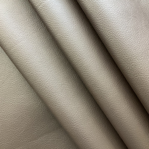 Amani in Godiva Dk Brown | Faux Leather Upholstery Fabric | Light Pebbled Grain | Vinyl | Heavy Weight / Durable | 54" Wide | By the Yard