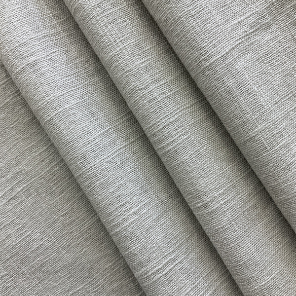 Shoreline in Fossil | Upholstery Fabric | Grey Linen-like | Medium Weight | 54" Wide | By The Yard