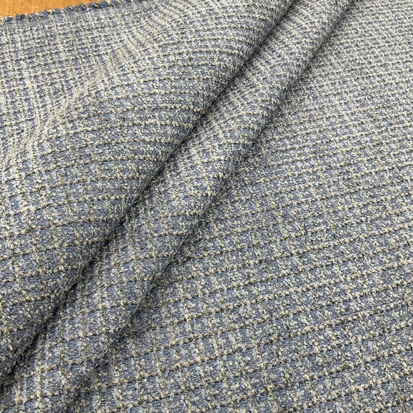 Blue in Chanel | Upholstery Fabric | Periwinkle Blue Chenille | Heavy Weight | 54" Wide | By The Yard