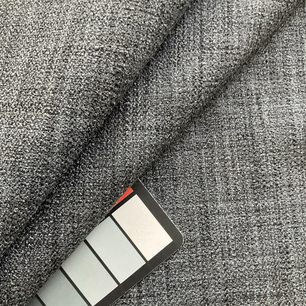 Ulster in Shadow | Upholstery Fabric | Textured Weave in Dark Charcoal Grey  | Heavyweight | 54" Wide | By the Yard