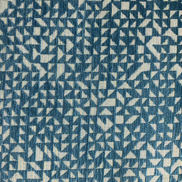 Sunbrella Tangram Ocean 67007-5983| OUTDOOR / Indoor Furniture Weight Fabric | Solution Dyed Acrylic | 54" Wide | By the Yard