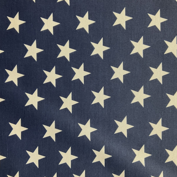 Flagstar in Navy | OUTDOOR Home Decor Fabric | White Stars on Navy Blue | Berkshire Home | Medium Weight | 54" Wide | By the Yard