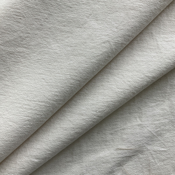 Bull Denim in Natural | Slipcover / Apparel Fabric | Solid Natural Off White | Medium Weight | 54" Wide | By the Yard