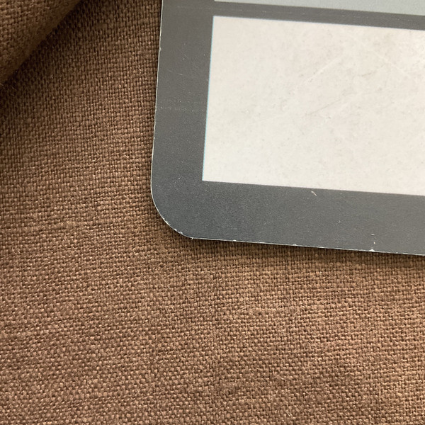 Fudge Brown Linen-like | Lightweight Upholstery Slipcover Fabric | 54" Wide | By The Yard