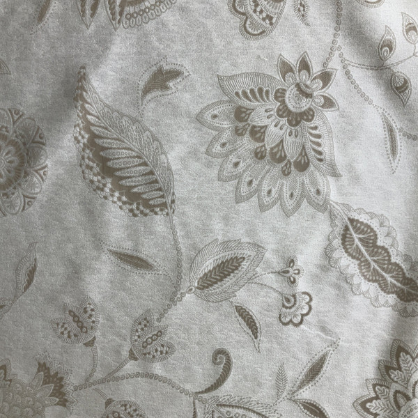 Chadlington in Village | Upholstery Fabric | Jacobean Floral in Linen / Sand | Medium Weight | 54" Wide | By the Yard