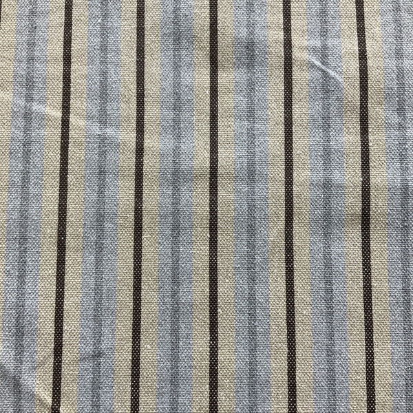 Darash in Ash | Upholstery Fabric | Brown Grey Stripe | Medium Weight | 54" Wide | By The Yard