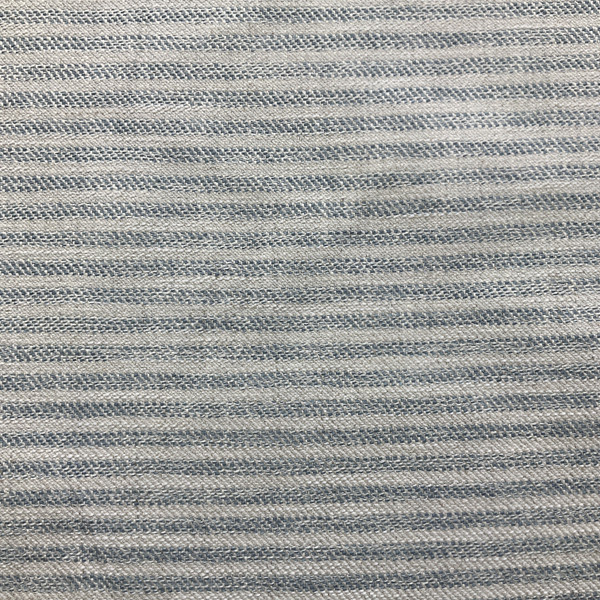 Addax in Water | Upholstery Fabric | Blue / Off White Stripes | Heavyweight | 54" Wide | By the Yard