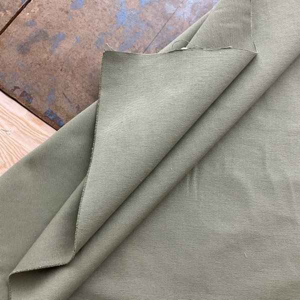 Solid Olive Green | Upholstery Canvas / Slipcover Fabric | Medium Weight | 54" Wide | By the Yard