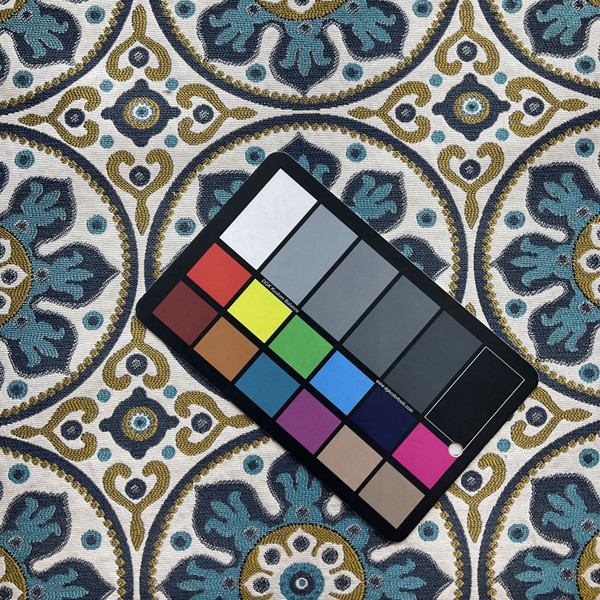 Petra in Capri | Upholstery Fabric | Medallion in Turquoise / Navy / Gold / White | 100% Polyester  |  Heavy weight |  54" Wide | Sold BTY