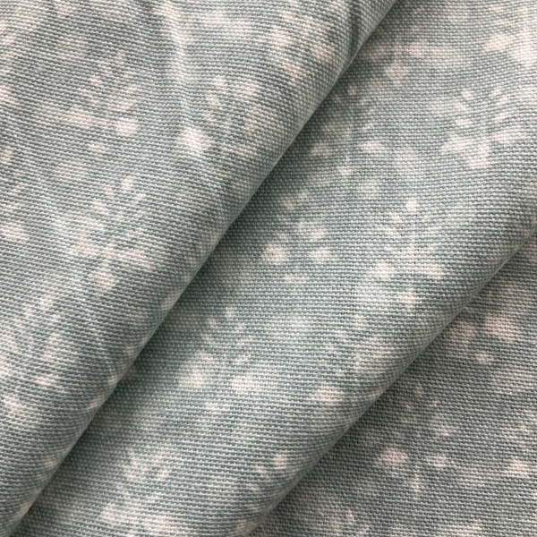 Twig Bandeau in Mist | Home Decor Fabric | 54" Wide | Blue Micro Floral | Waverly | Medium Weight | By The Yard