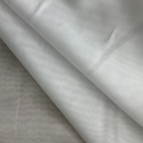Solid White Sheer Fabric | Drapery | Very Lightweight | 120" Wide | Extra Wide | By the Yard