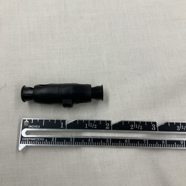 Cord Lock | 3mm Double Hole | Black