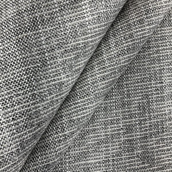 Horizon in Smoke  | Upholstery Fabric | Textured Weave in Black / White / Grey  | 100% Polyester | Rothschild | Heavy Weight  | 54" Wide | Sold BTY