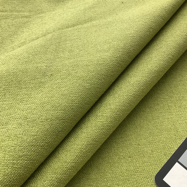 Subtle Boucle in Green Apple | Chenille Upholstery Fabric | Heavyweight | Durable | 54" Wide | By the Yard