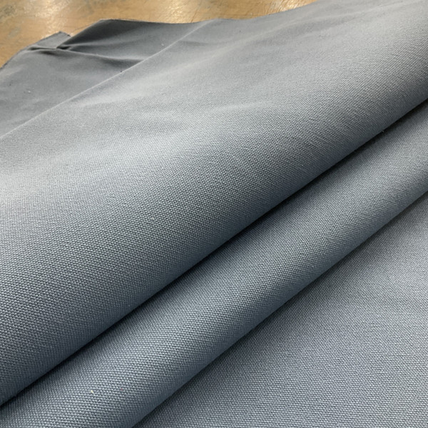 10 oz Duck in Indigo | Canvas Upholstery / Slipcover Fabric | Solid Blue | Medium to Heavy Weight | 54" Wide | By the Yard