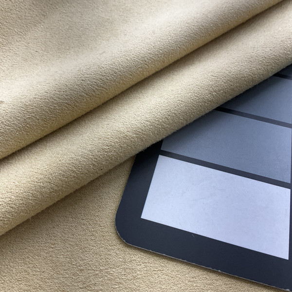 Rebel in Barley | Mircrosuede Upholstery Fabric | Solid Yellow | Medium Weight | 100% Polyester | 54" Wide | By the Yard