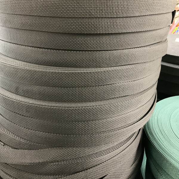 1 Inch Black Polyester Webbing / binding / Bag Strap | By The Yard