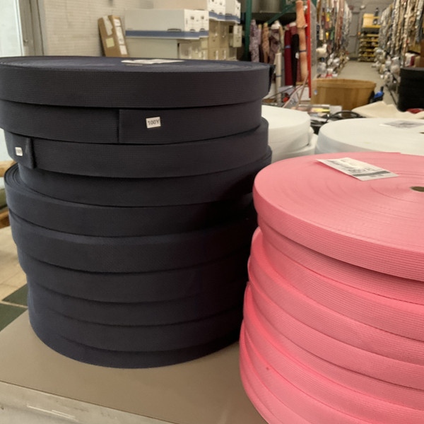 1.5 Inch Navy Blue Lightweight Woven Polypropylene Webbing \ Bag Handle / Trim / Edging By The Yard