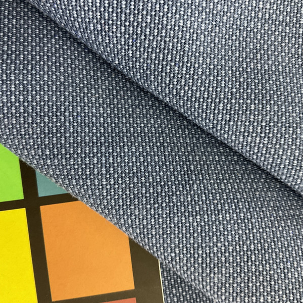 Andes in Dutch Blue | Upholstery Canvas / Slipcover Fabric | Two Toned Blue | Medium Weight | 54" Wide | By the Yard