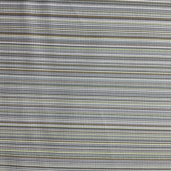Mixology in Chalice | Retro Vinyl Upholstery Fabric | Stripes in Blue / Green / Grey | Commercial Grade | 54" Wide | By the Yard