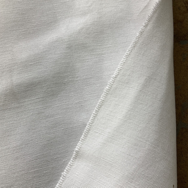 Canvas in Icecap White | Upholstery / Slipcover Fabric | Solid White | Medium Weight | 54" Wide | By the Yard
