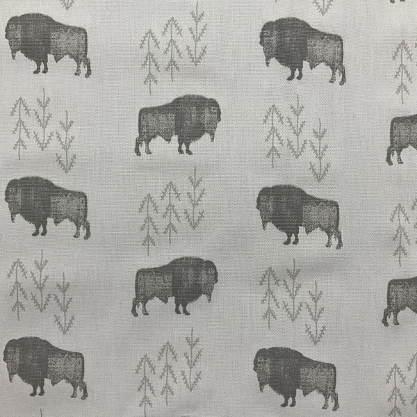 2 Yard Piece of Buffalo Arrows White / Taupe | Home Decor Fabric | Premier Prints | 45 Wide