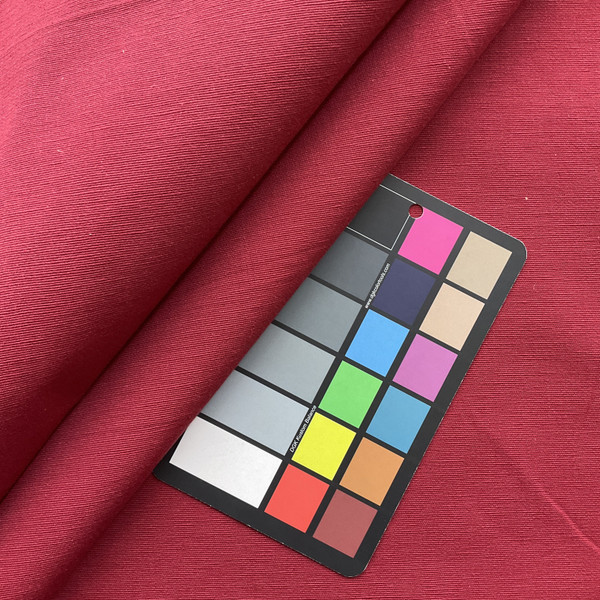 Patagonia in Cranberry | Upholstery Canvas / Slipcover Fabric | Solid Red | 100% Cotton | Medium Weight | 54" Wide | By the Yard