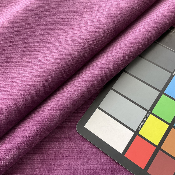 Colby in Plum | Upholstery Fabric | Purple with Subtle Striping | Poly / Nylon | Heavyweight | 54" Wide | By the Yard