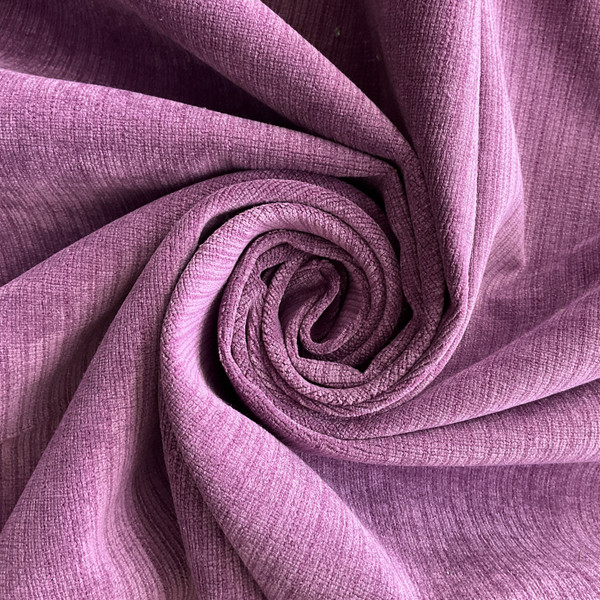 Colby in Plum | Upholstery Fabric | Purple with Subtle Striping | Poly / Nylon | Heavyweight | 54" Wide | By the Yard