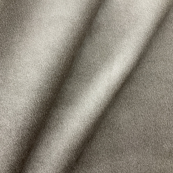 Geordi in Driftwood | Microfiber Upholstery Fabric | Solid Taupe | Medium to Heavy Weight | Felt-backed | 54" Wide | By the Yard