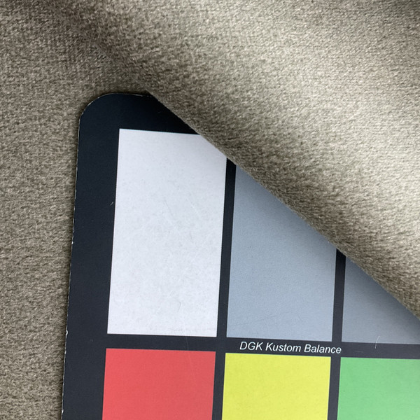 Geordi in Driftwood | Microfiber Upholstery Fabric | Solid Taupe | Medium to Heavy Weight | Felt-backed | 54" Wide | By the Yard