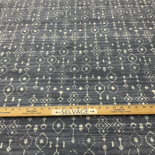 COVINGTON TAOS In Color NAVY Printed home Decor Fabric | By the Yard