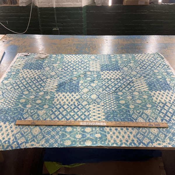 COVINGTON SHIBORI In Color CARIBBEAN Printed home Decor Fabric | By the Yard