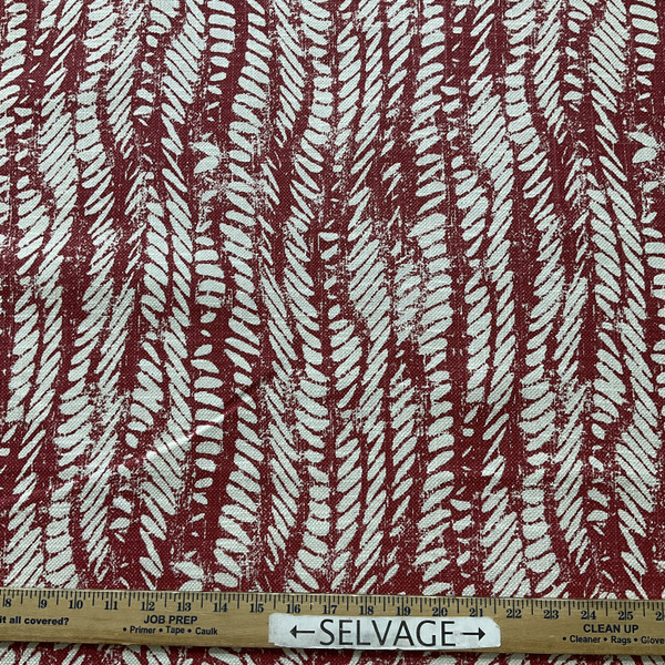 P.KAUFMAN JIRA In Color GRENADINE Printed home Decor Fabric | By the Yard