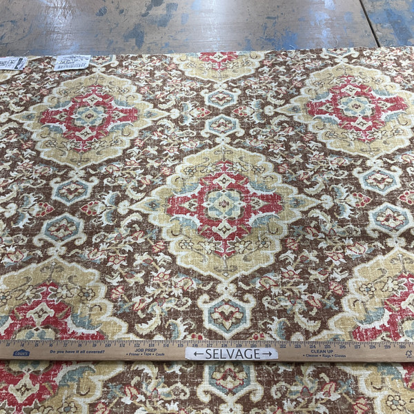 COVINGTON JAIPUR In Color MORACCANRED Printed home Decor Fabric | By the Yard