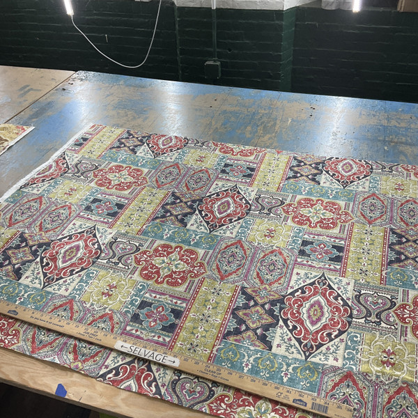 COVINGTON HAMADI In Color GEMSTONE Printed home Decor Fabric | By the Yard