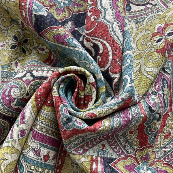 COVINGTON HAMADI In Color GEMSTONE Printed home Decor Fabric | By the Yard