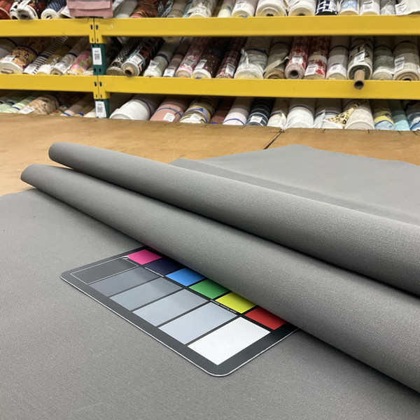 1.5 Yard Piece of Charcoal Grey Sunbrella Awning & Marine Fabric 60" 6044-0000 -