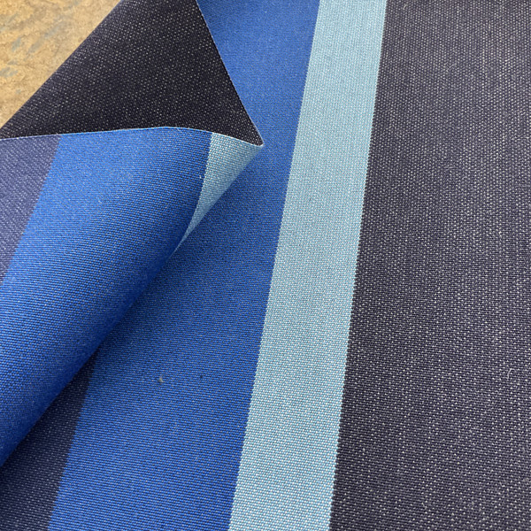 2 Yard Piece of Sunbrella Gateway 56102-0000 Indigo | Medium Weight Outdoor Fabric | Home Decor Fabric | 54" Wide