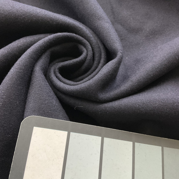2.5 Yard Piece of Midnight Blue Coating Wool | Wool / Poly Blend | Soft Flat Felt | 20oz | 60" Wide | DYE LOTS MAY VARY