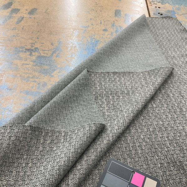 Bedford in Ore | Upholstery Fabric | Mottled Design in Dark Grey | 100% Polyester | Heavy Weight | Nassimi brand | 54" Wide | By the Yard