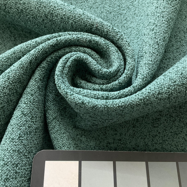 Cortlandt in Capri | Upholstery Fabric | Speckled Two Tone Teal | 100% Polyester | Nassimi Brand | 54" Wide | By the Yard